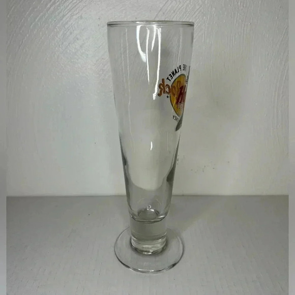 HARD ROCK CAFE PILSNER BEER GLASS SIDNEY-TALL Drink Vintage - Picture 3 of 6